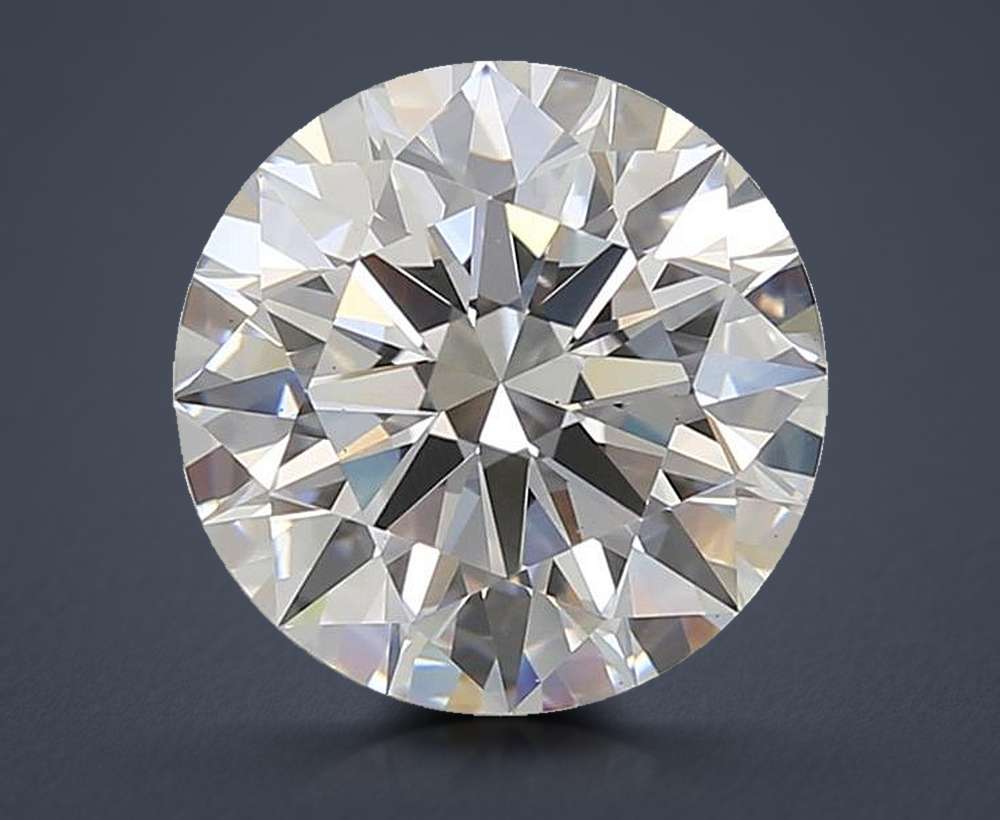 4.09 Carat Round Lab Diamond