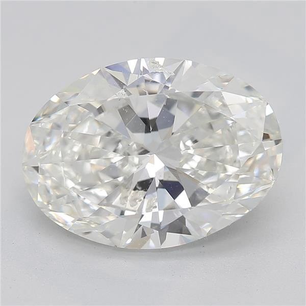 3.02ct I SI2 Rare Carat Ideal Cut Oval Diamond