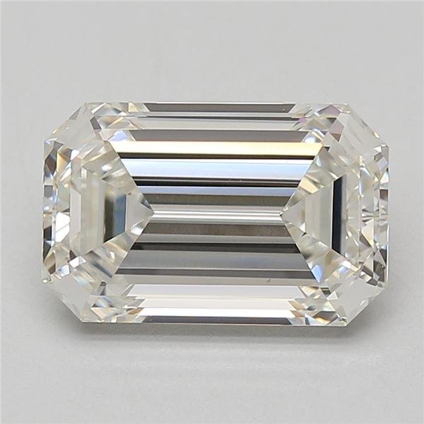 5.02ct G VS1 Rare Carat Ideal Cut Emerald Lab Grown Diamond