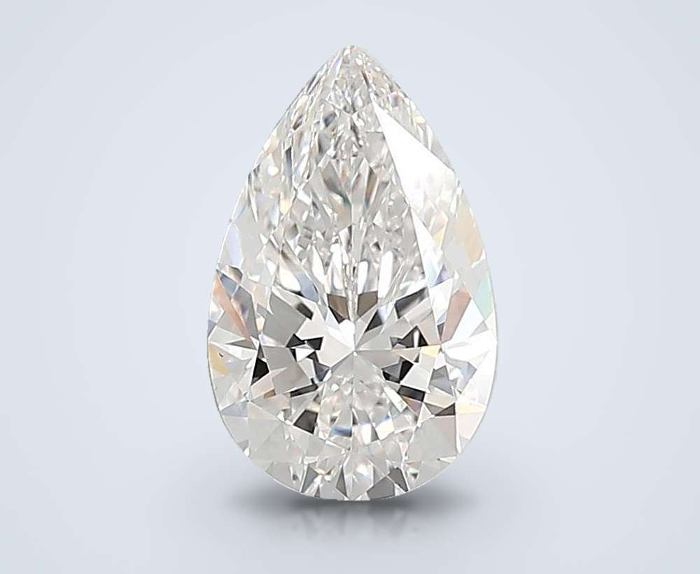 3.76 Carat Pear Lab Diamond