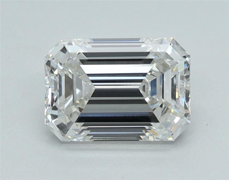1.06ct G VVS2 Rare Carat Ideal Cut Emerald Lab Grown Diamond