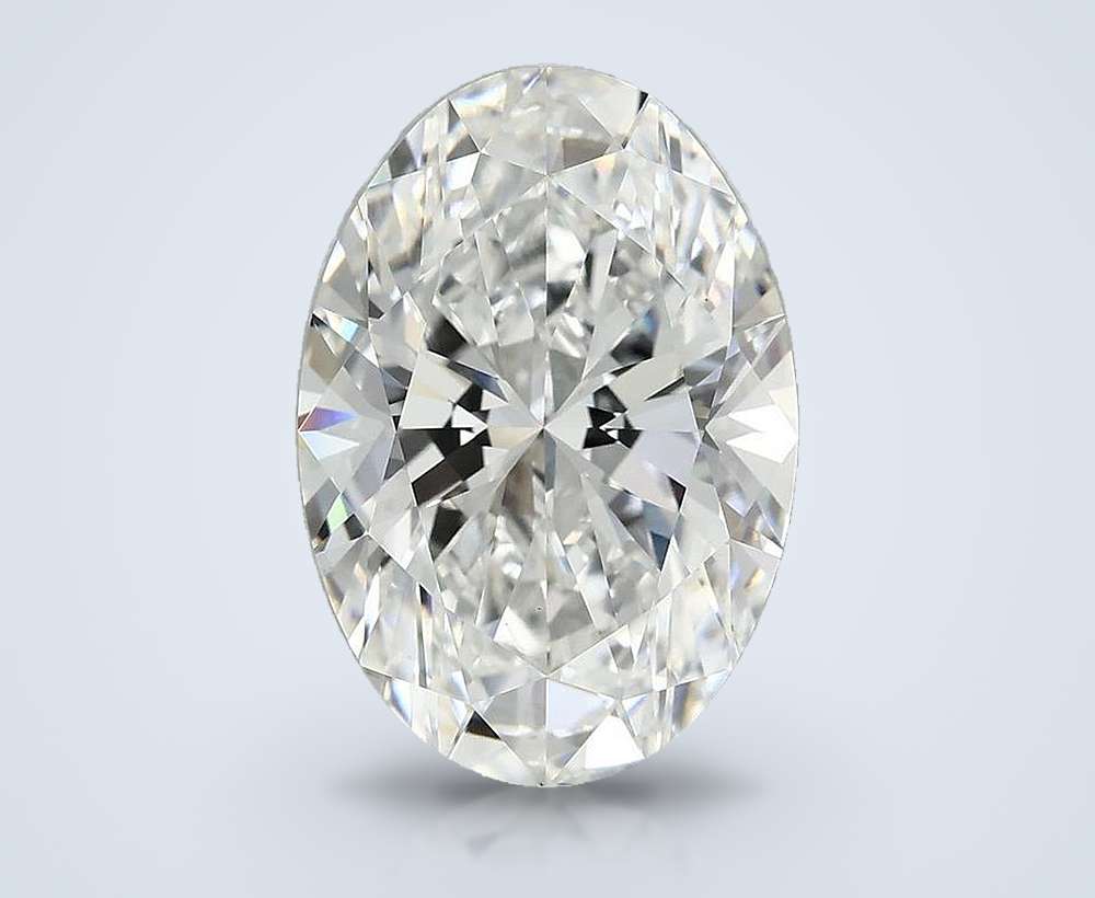 5.54 Carat Oval Lab Diamond