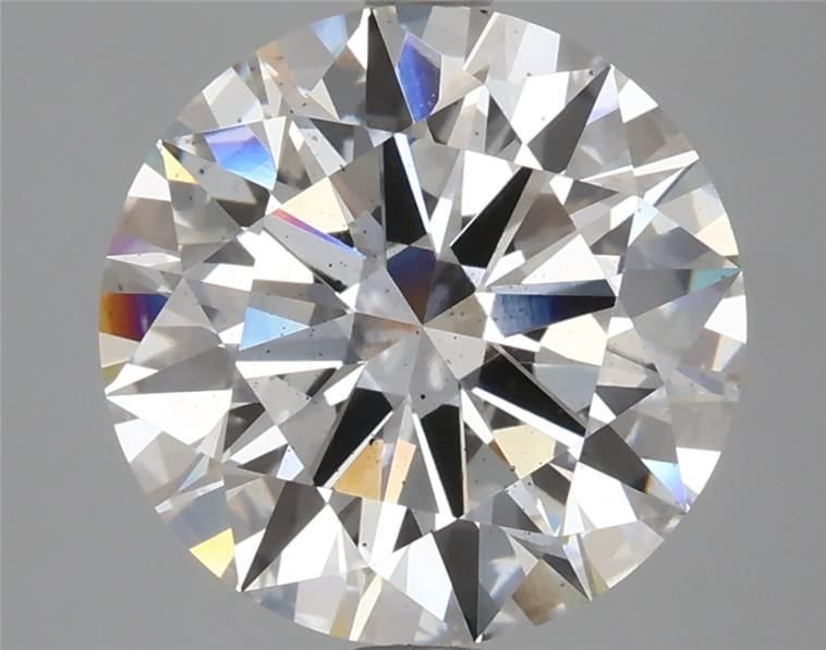 4.56ct F SI1 Rare Carat Ideal Cut Round Lab Grown Diamond