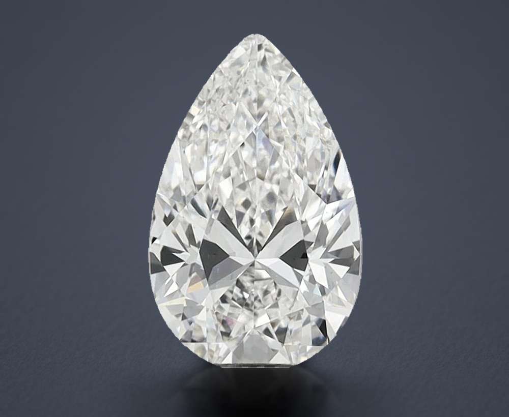 4.00 Carat Pear Lab Diamond