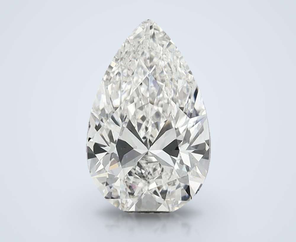 4.00 Carat Pear Lab Diamond