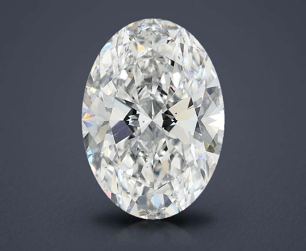 2.82 Carat Oval Lab Diamond