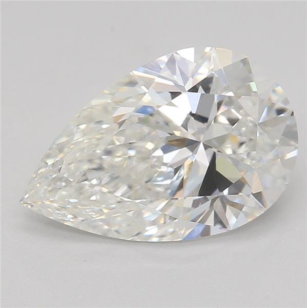 1.57ct F VS1 Rare Carat Ideal Cut Pear Lab Grown Diamond