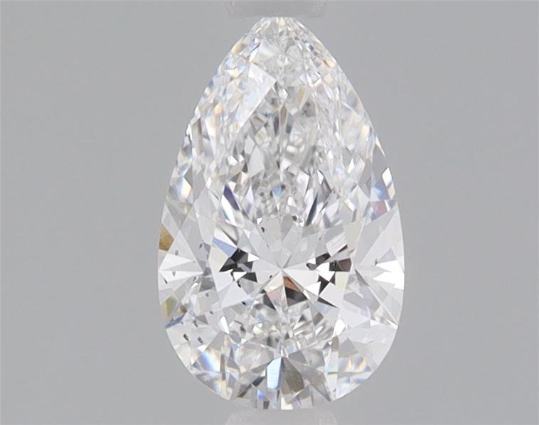 0.88ct D SI1 Rare Carat Ideal Cut Pear Lab Grown Diamond