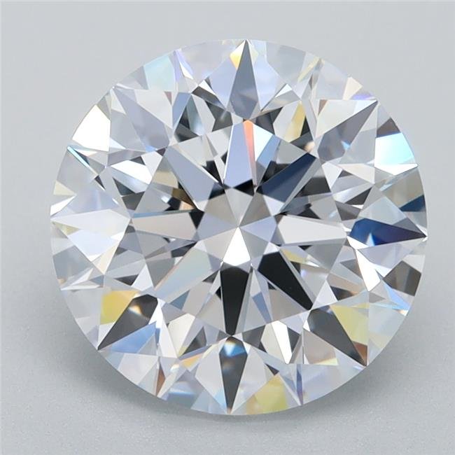 3.35ct E VVS2 Rare Carat Ideal Cut Round Lab Grown Diamond