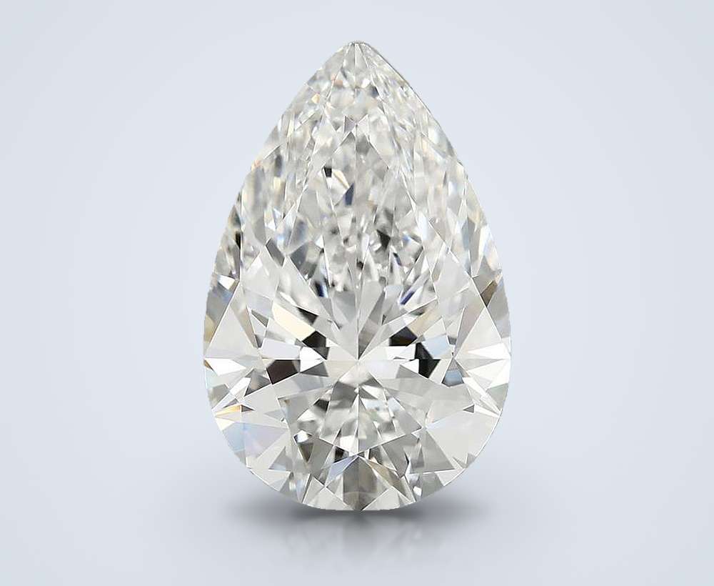 5.72 Carat Pear Lab Diamond