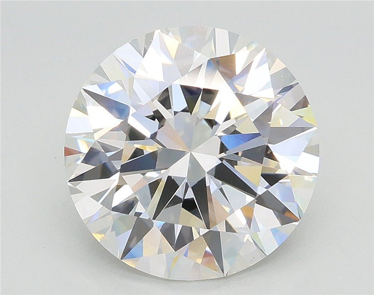 3.46ct G VVS2 Excellent Cut Round Lab Grown Diamond