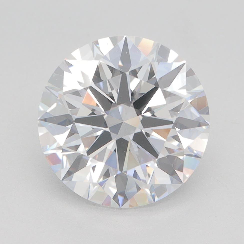 2.82ct D VVS1 Rare Carat Ideal Cut Round Lab Grown Diamond