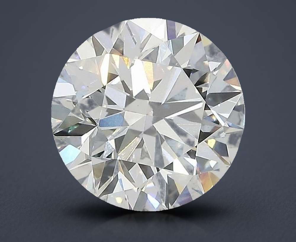 3.38 Carat Round Lab Diamond