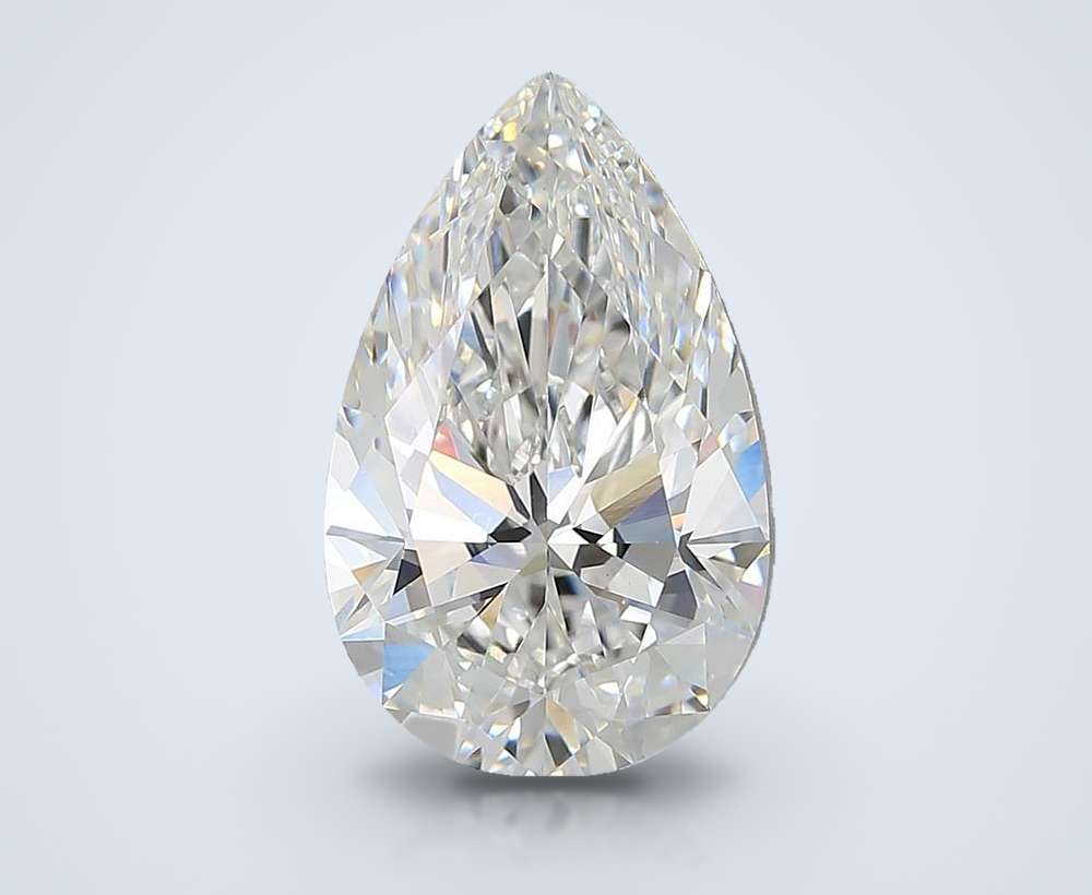 7.07 Carat Pear Lab Diamond