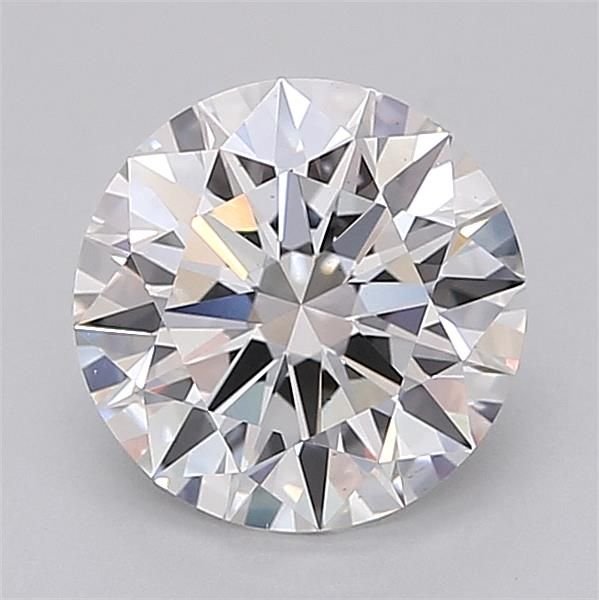 2.03ct D VS2 Rare Carat Ideal Cut Round Lab Grown Diamond