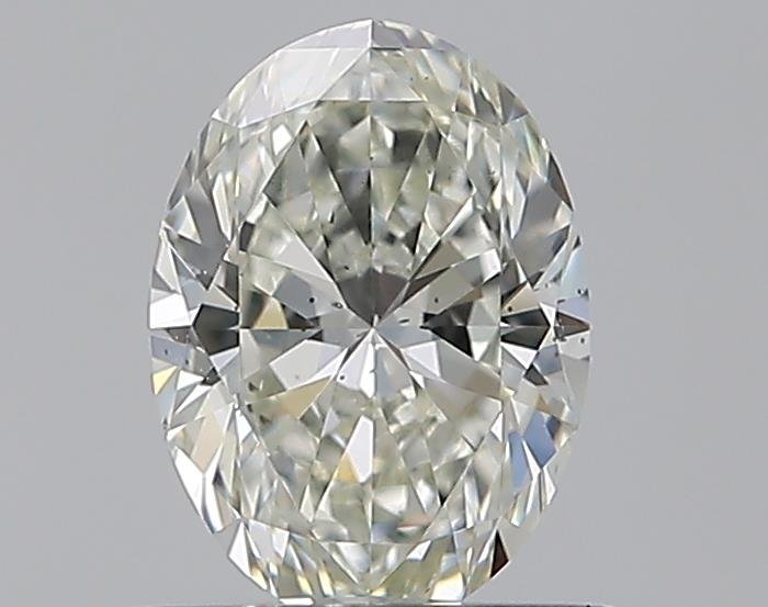 0.66ct J SI1 Rare Carat Ideal Cut Oval Diamond