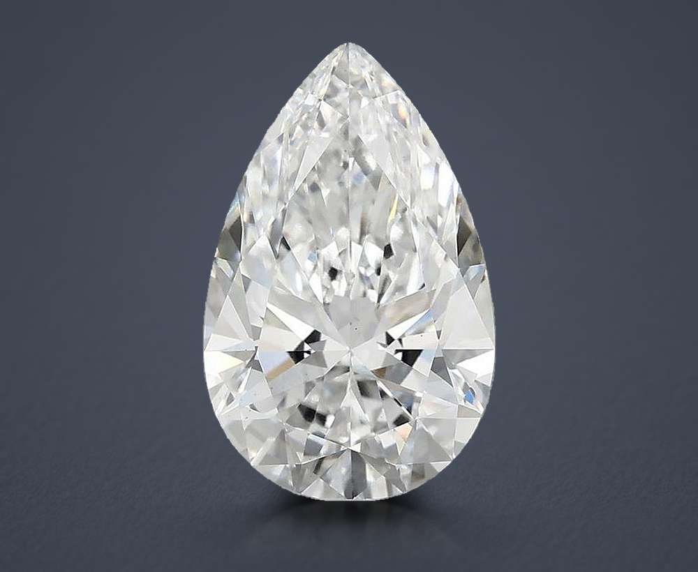 2.88 Carat Pear Lab Diamond