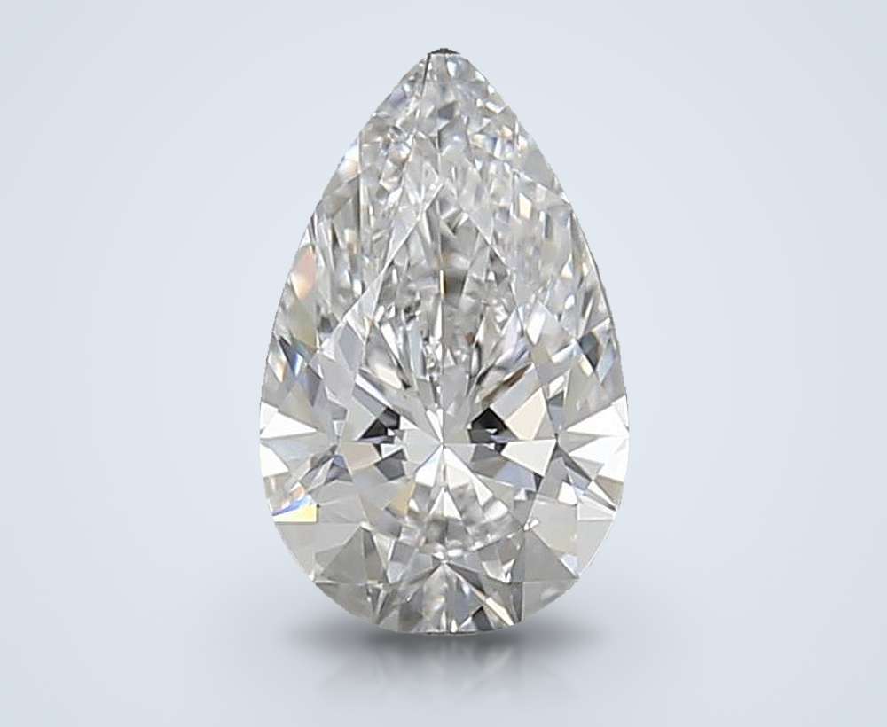 1.00 Carat Pear Lab Diamond