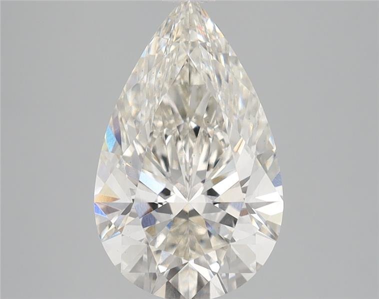 2.53ct H VS2 Rare Carat Ideal Cut Pear Lab Grown Diamond