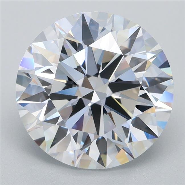 3.64ct E VVS2 Rare Carat Ideal Cut Round Lab Grown Diamond