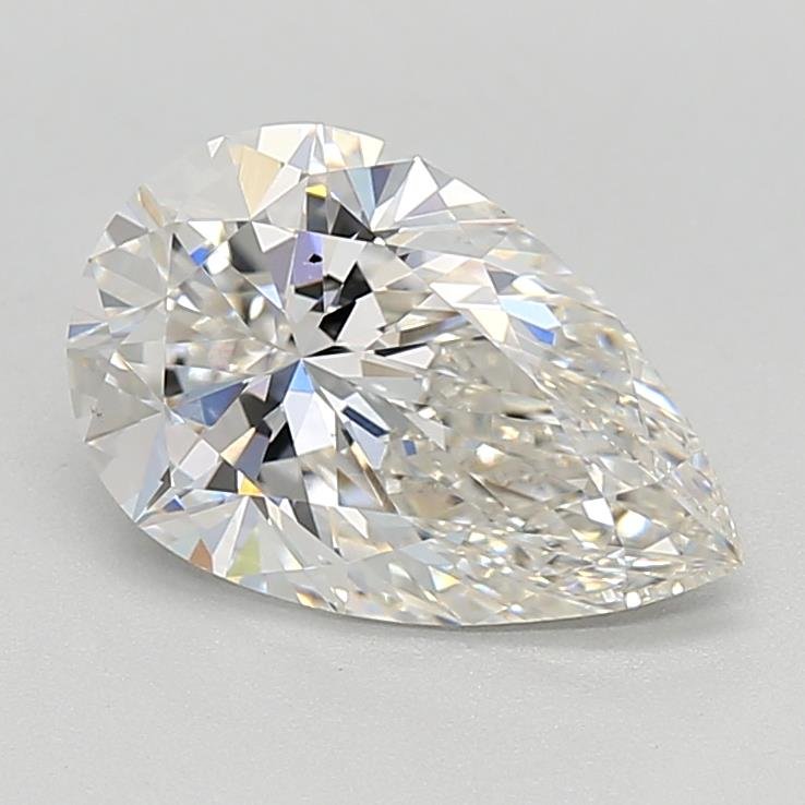 2.02ct F VS1 Rare Carat Ideal Cut Pear Lab Grown Diamond