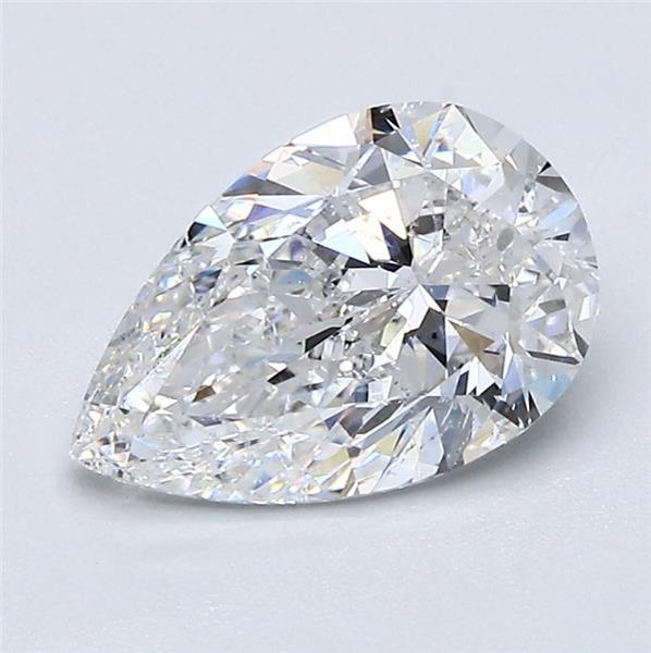 1.70ct E SI2 Rare Carat Ideal Cut Pear Diamond