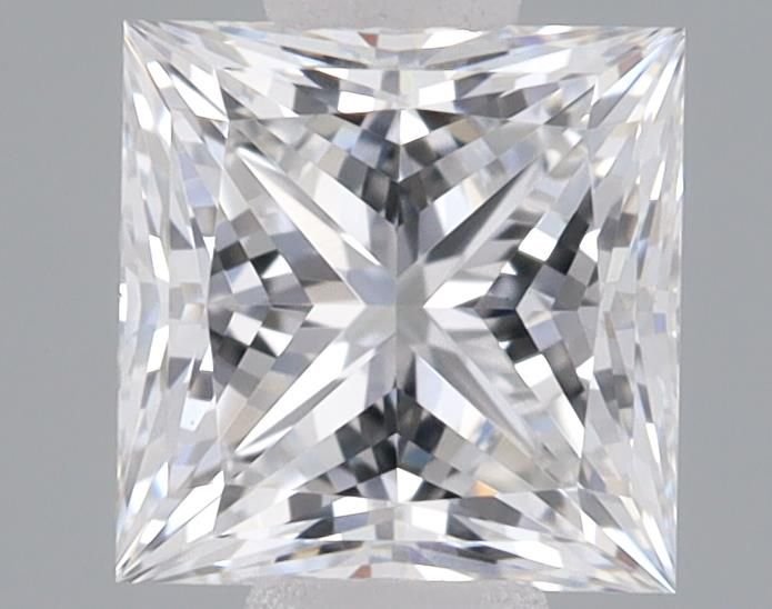 0.74ct D VS1 Rare Carat Ideal Cut Princess Lab Grown Diamond