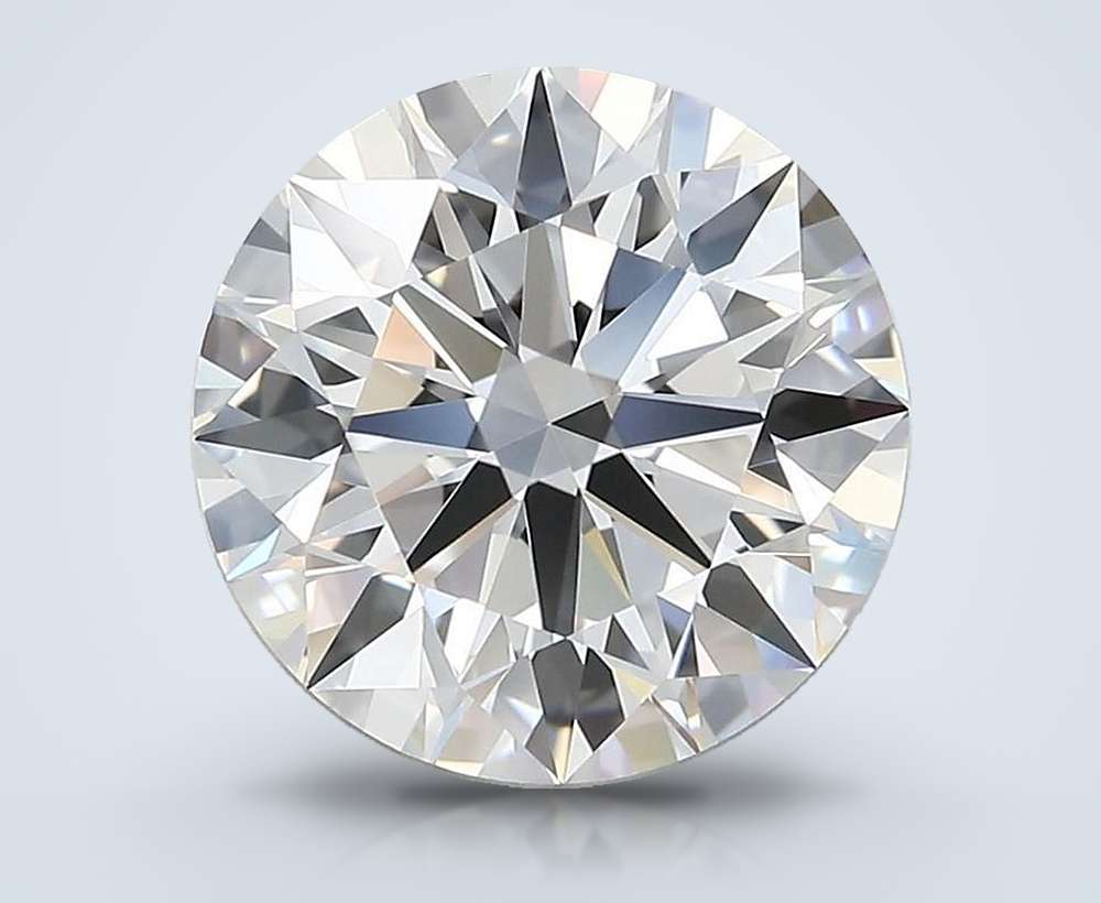 3.80 Carat Round Lab Diamond