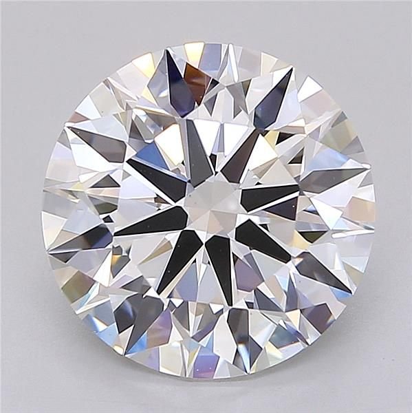5.04ct F VS1 Rare Carat Ideal Cut Round Lab Grown Diamond