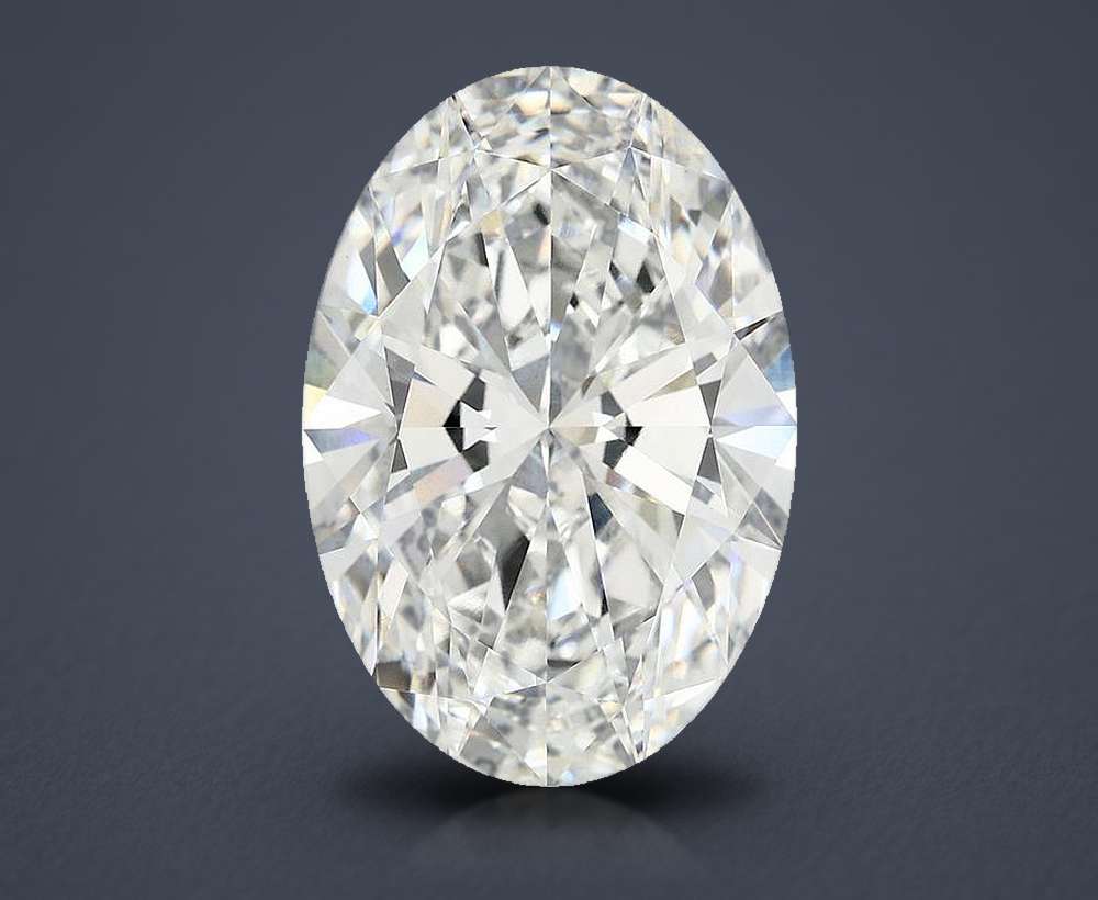 9.72 Carat Oval Lab Diamond