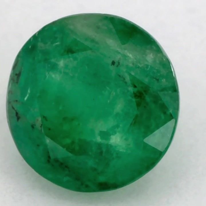 1.77 Carat Green Round Emerald