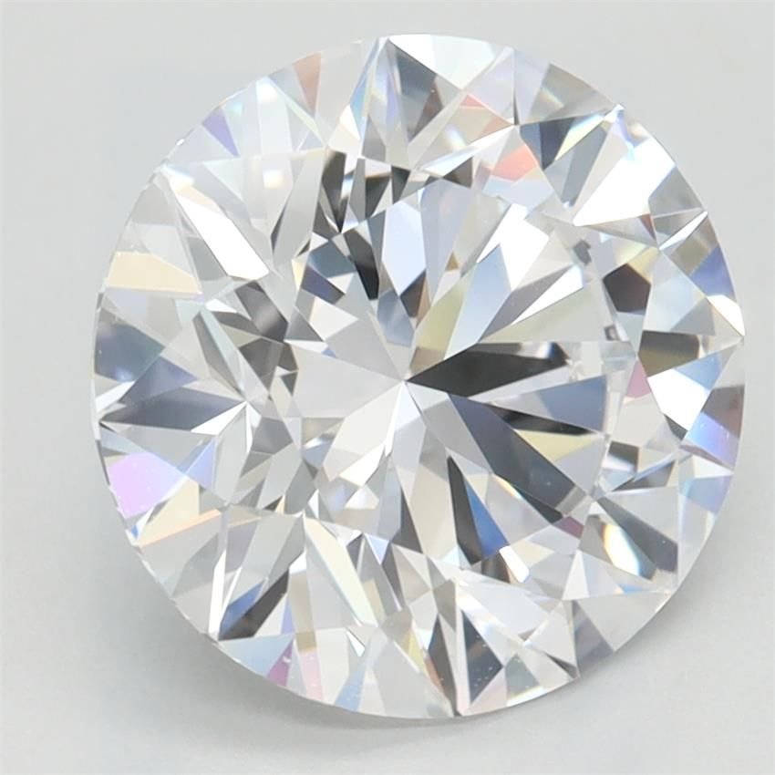 3.04ct D VVS1 Rare Carat Ideal Cut Round Lab Grown Diamond