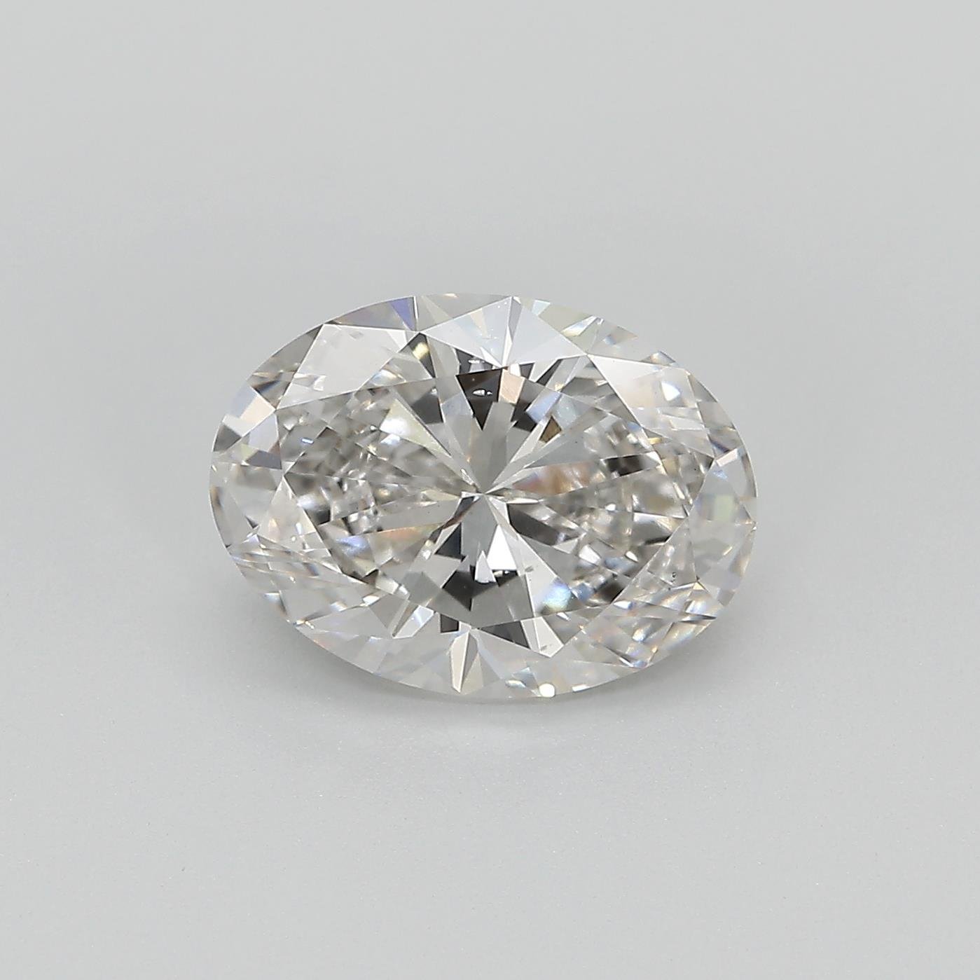 3.02ct H VS2 Very Good Cut Oval Lab Grown Diamond