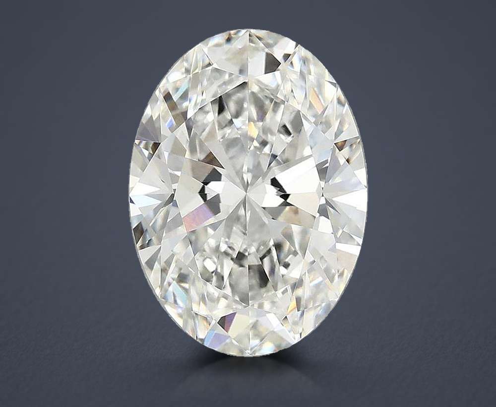 3.78 Carat Oval Lab Diamond