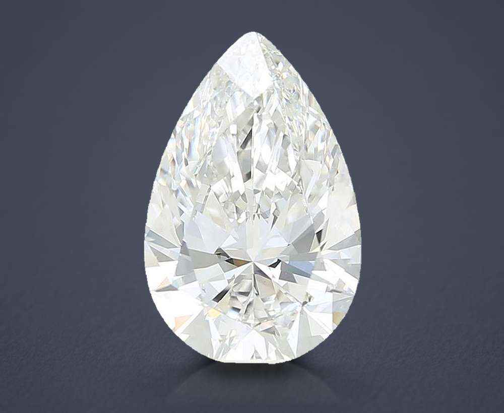 5.65 Carat Pear Lab Diamond