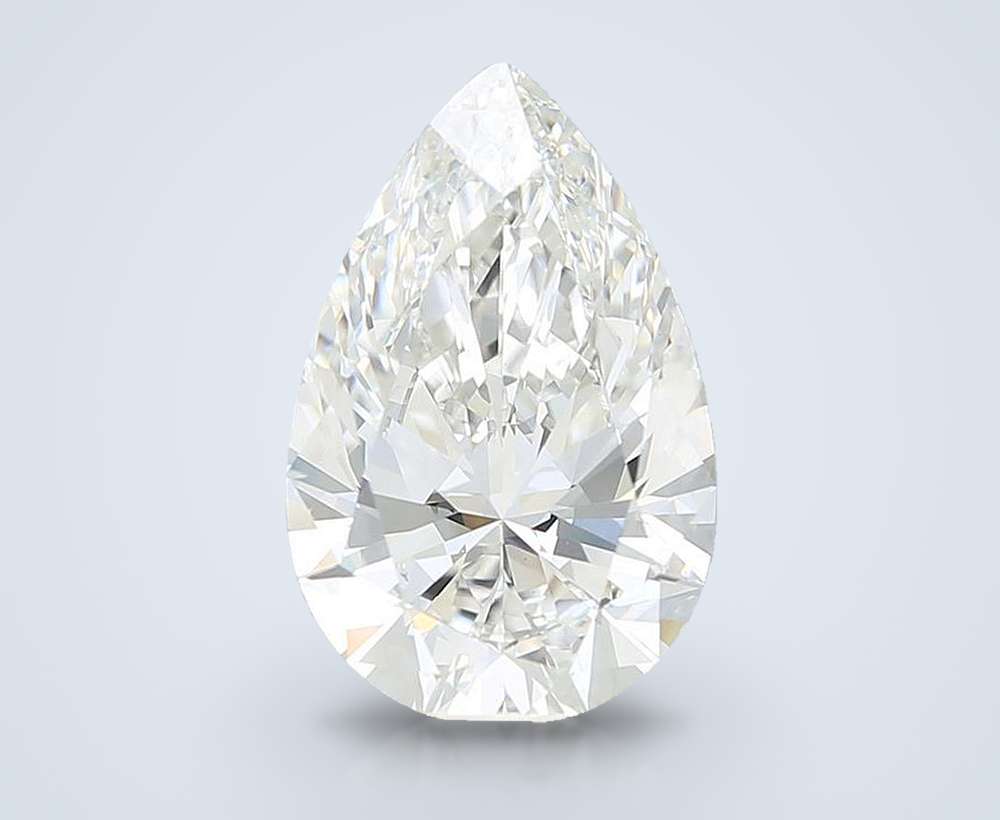 5.65 Carat Pear Lab Diamond