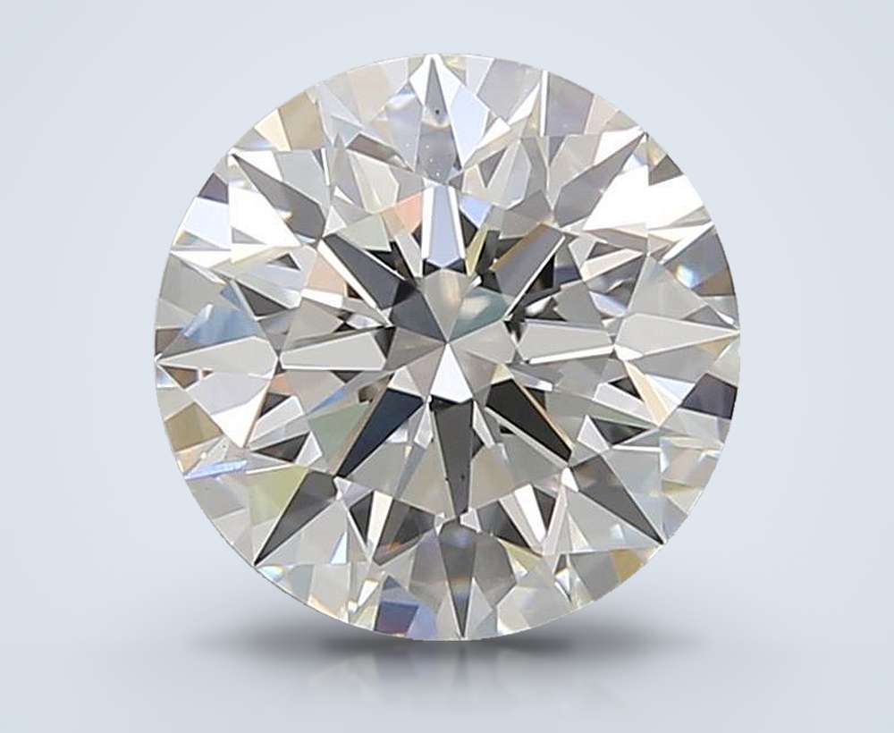 3.08 Carat Round Lab Diamond