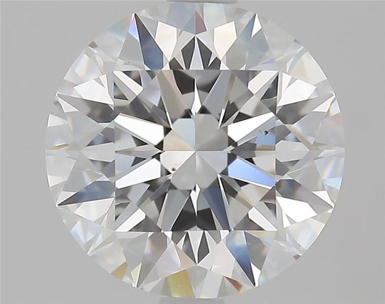 2.12ct E VS2 Rare Carat Ideal Cut Round Diamond