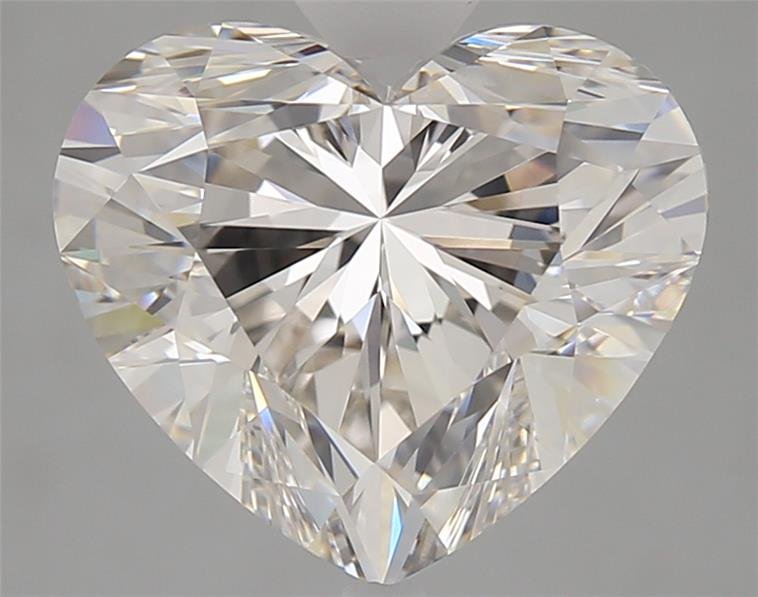 5.04ct J IF Rare Carat Ideal Cut Heart Diamond