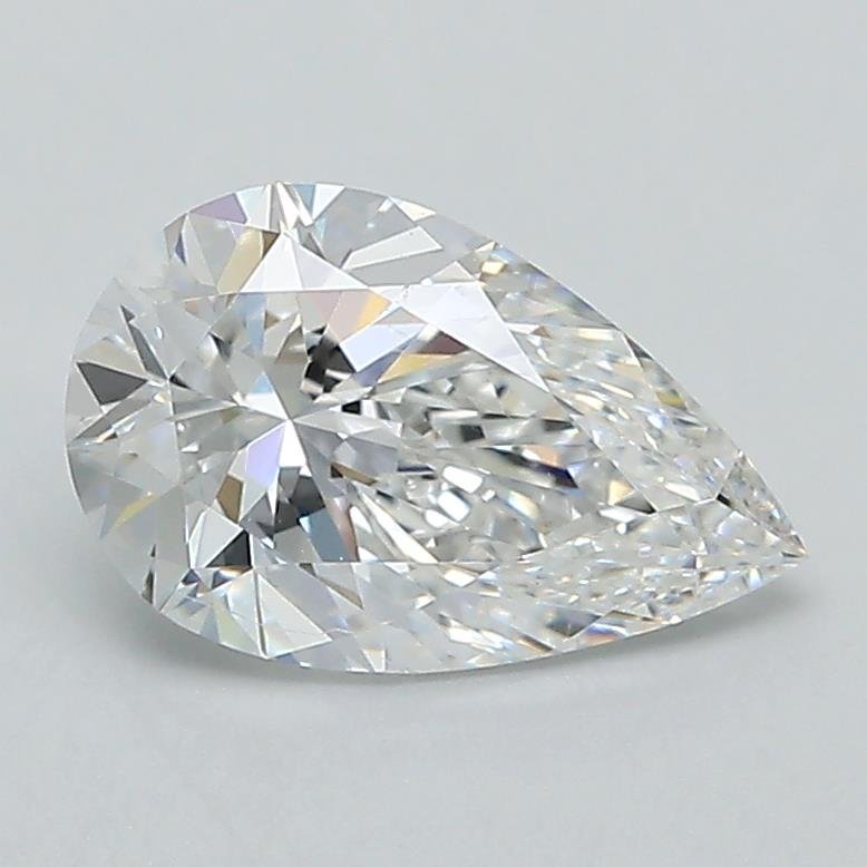 1.26ct D VS1 Rare Carat Ideal Cut Pear Lab Grown Diamond