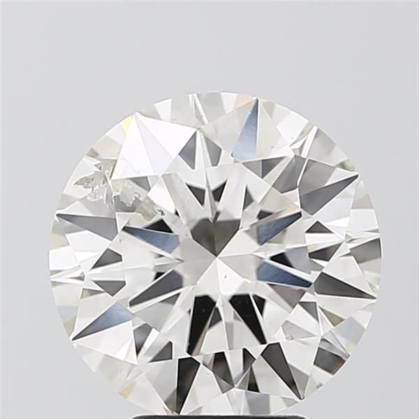4.01ct I SI2 Excellent Cut Round Lab Grown Diamond
