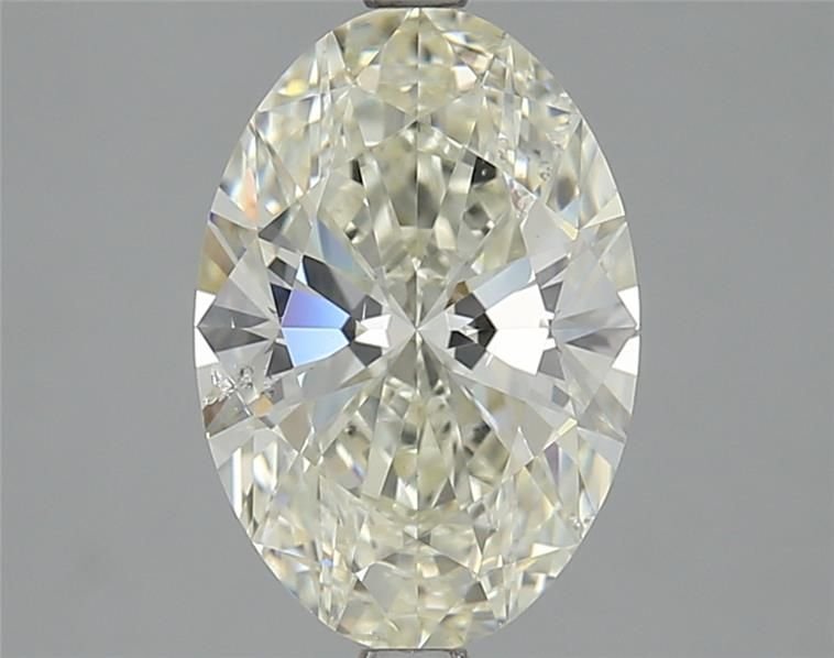 2.62ct K SI1 Rare Carat Ideal Cut Oval Diamond