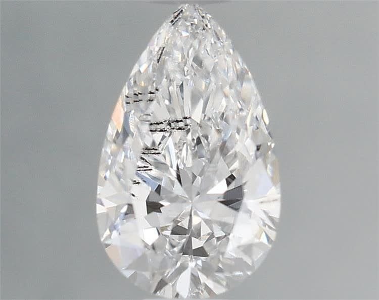 0.55ct E SI1 Rare Carat Ideal Cut Pear Lab Grown Diamond