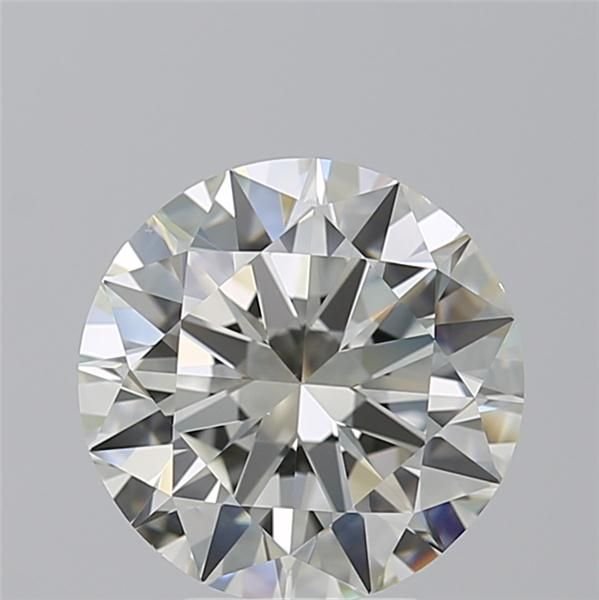 4.01ct J VS2 Rare Carat Ideal Cut Round Diamond