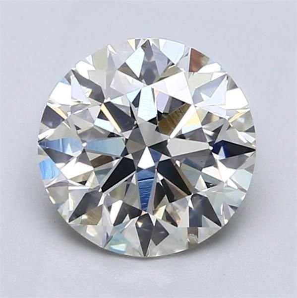 2.00ct J SI1 Rare Carat Ideal Cut Round Diamond