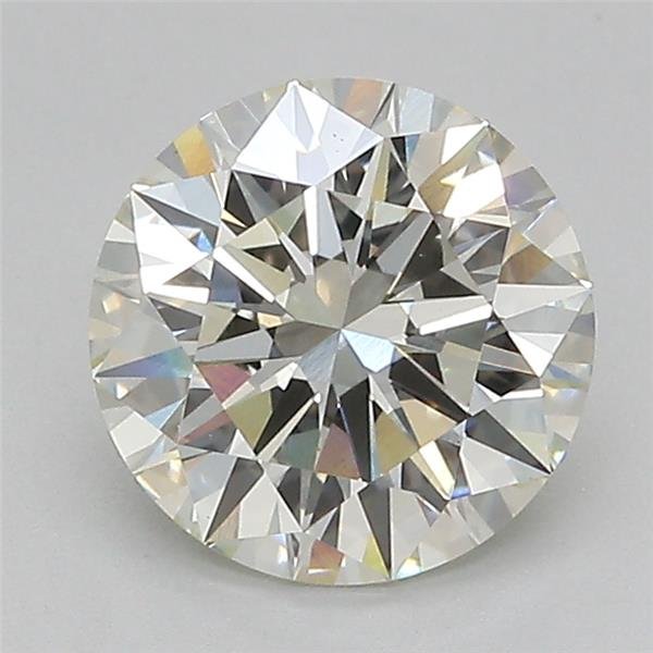 2.02ct J VS1 Rare Carat Ideal Cut Round Lab Grown Diamond