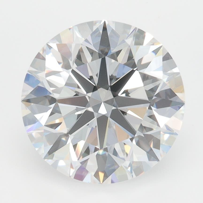3.27ct D VVS1 Rare Carat Ideal Cut Round Lab Grown Diamond