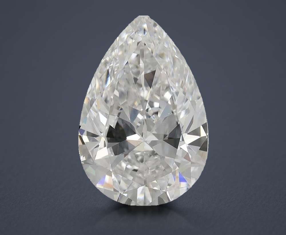 0.90 Carat Pear Natural Diamond