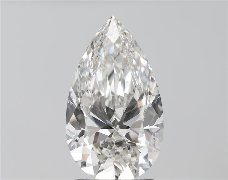 3.62ct I VS1 Rare Carat Ideal Cut Pear Lab Grown Diamond