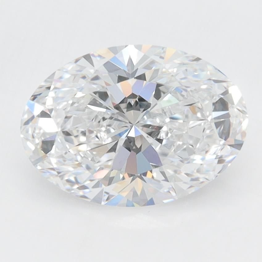 1.09ct D VVS2 Rare Carat Ideal Cut Oval Lab Grown Diamond
